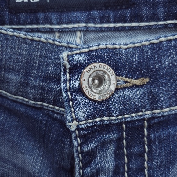 MENS BKE Tyler Straight Jeans Medium Wash Stretch Zip/Button Fly Size 34 x 34 - Picture 6 of 12